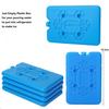Empty Ice Packs for Lunch Box Reusable Ultra-Thin Freezer Packs Long-Lasting Cool Packs for Coolers Keep Food Fresh and Cold