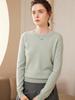 Women's Plus Size Cashmere Sweater - Round Neck, Loose-Fit, Knitted Pullover for Autumn and Winter