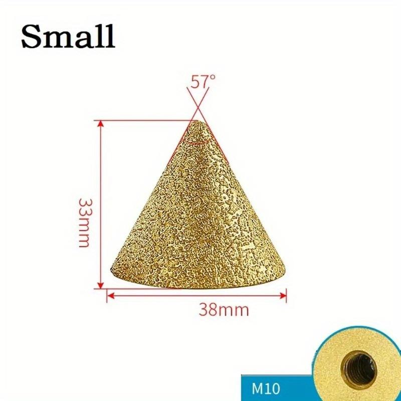 Diamond Drill Bits Grinding Wheels M10 Threaded Polishing Ceramic Tile Engraving Cutting 38 50MM Tapered Chamfering Utility