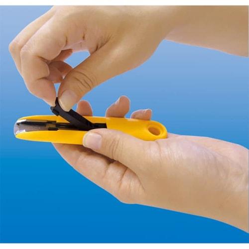 Olfa Safety Cutter Compact, for Unpacking, Ambidextrous, 243B