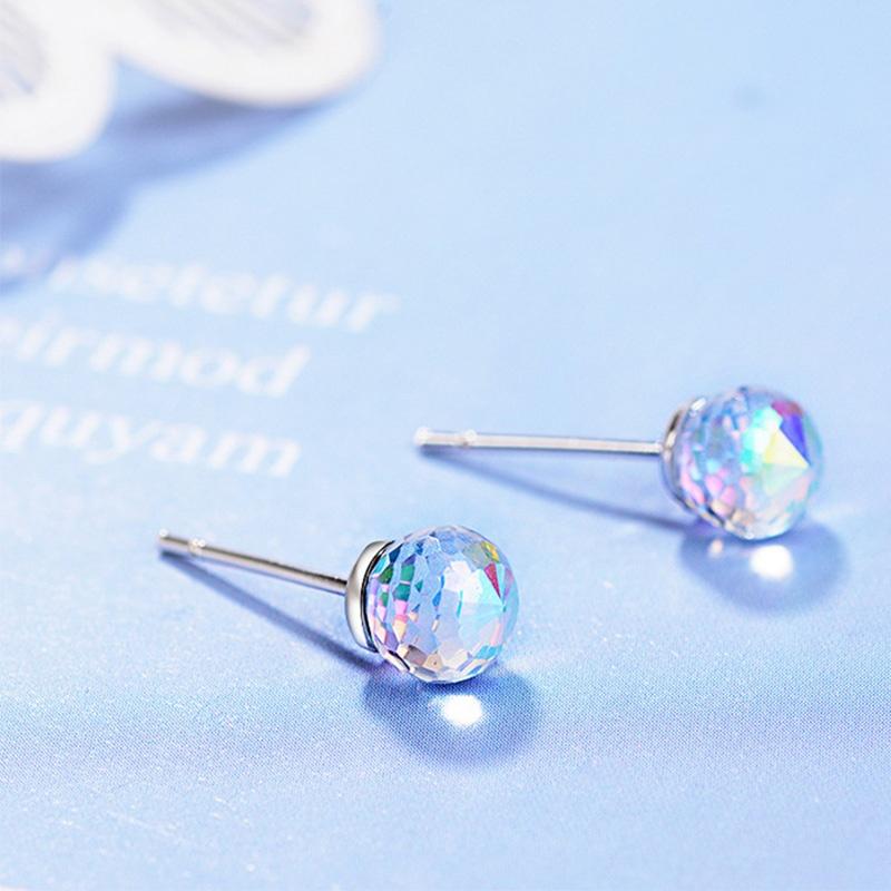 Colorful Crystal Rhinestone Ball Earrings