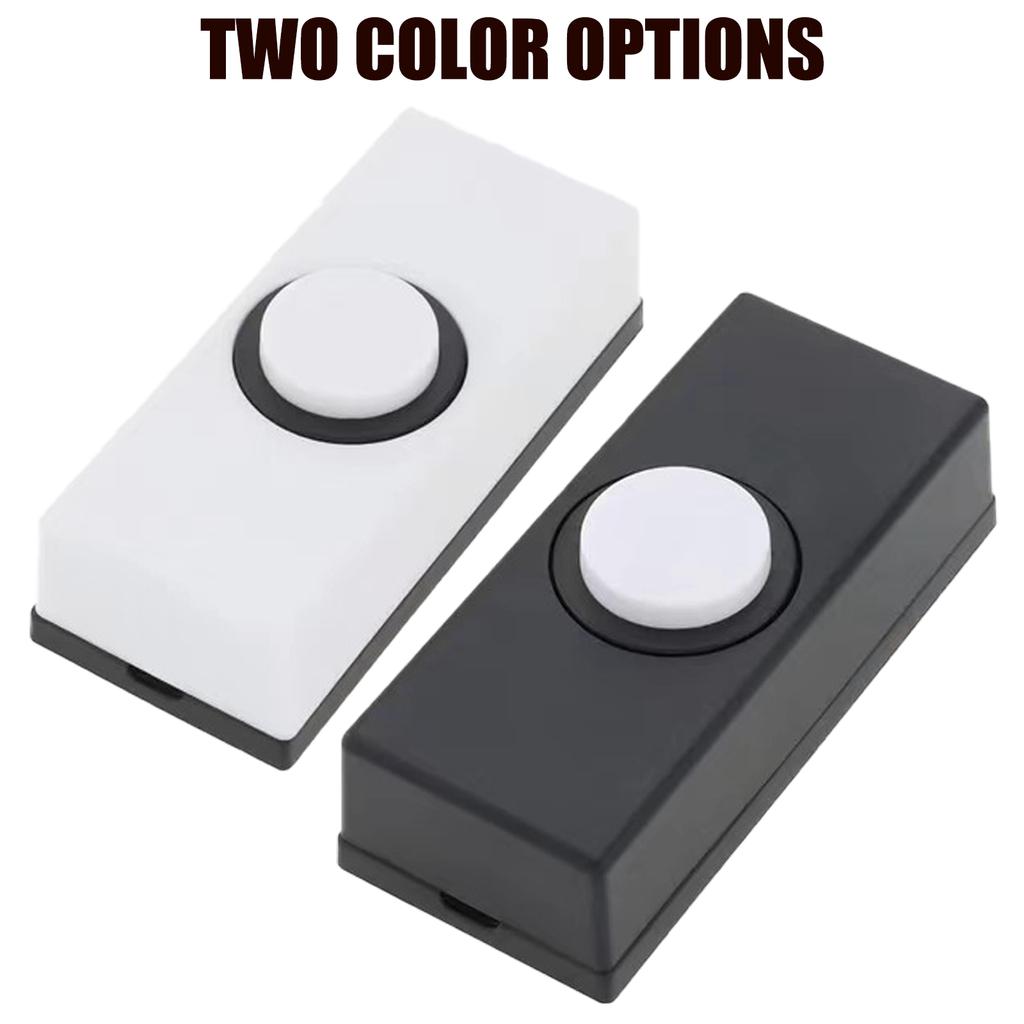 Проводка Дверные звонки Кнопки Настенные выключатели дверных звонков Пластиковая жесткая проводка Нажимная кнопка Подсвеченная кнопка дверного звонка