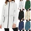 Women's Hooded Raincoat, Outdoor Sports Hiking Suit, Windproof Jacket, Waterproof Jacket, Top