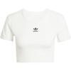 Womens Essentials Ribbed T-Shirt Cloud White Women Streetwear IY9666
