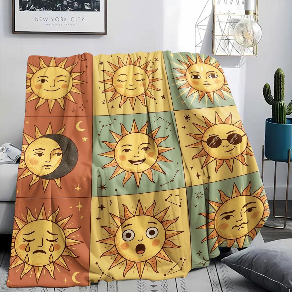 1PC Crystal Fantasy New Patterned Flannel Blanket High quality All Seasons for Home Decor Warmth and Comfort Gifts Birthday Present