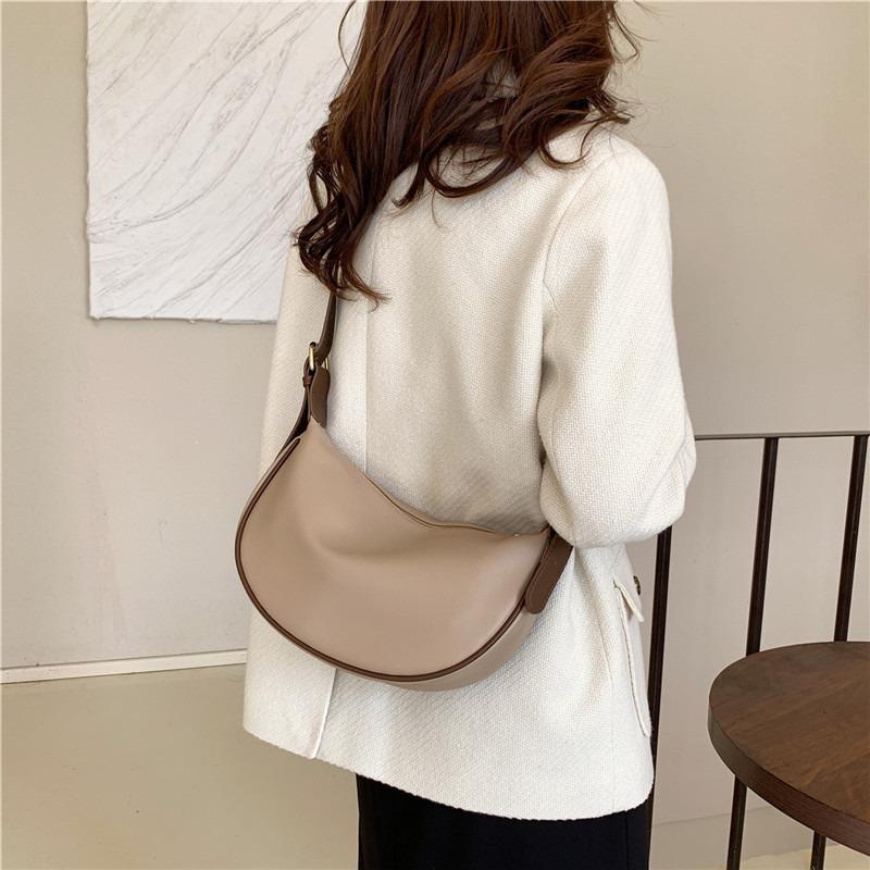 Retro Small Bag Autumn New Women's Bag Popular Simple Fashion Messenger Bag Casual Shoulder Armpit Bag