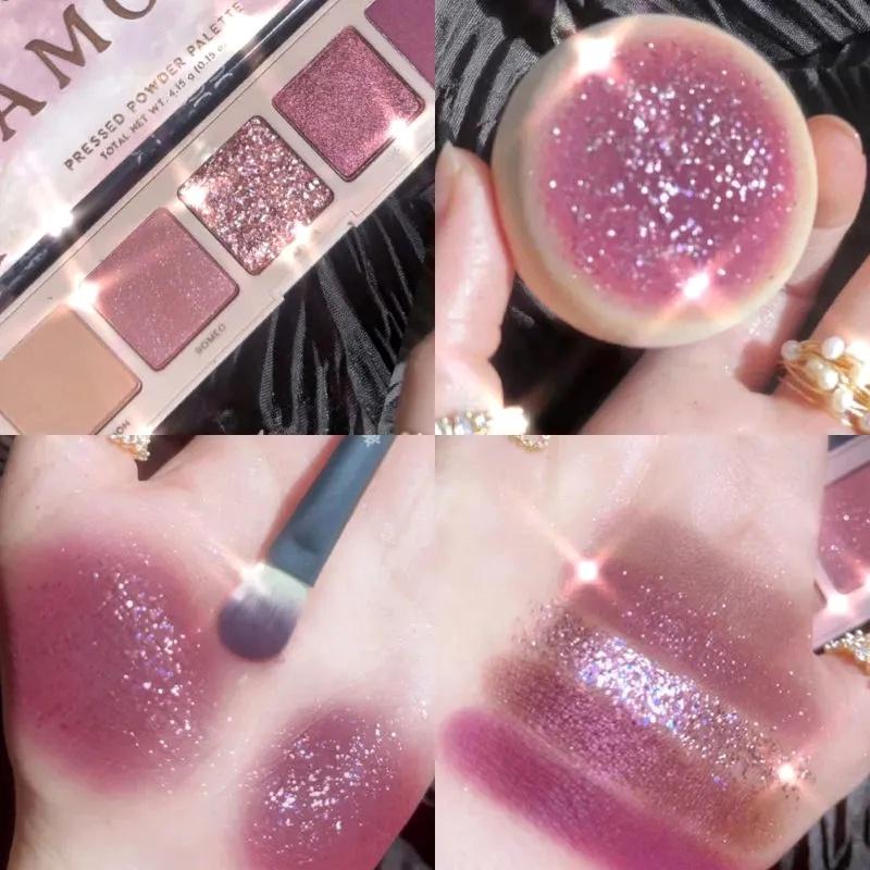 Новый 5-цветный лоток для теней для век естественного цвета, водостойкий цвет земли, перламутровый матовый, стойкий контурный лоток для теней для век, макияж для глаз, студенческий женский макияж