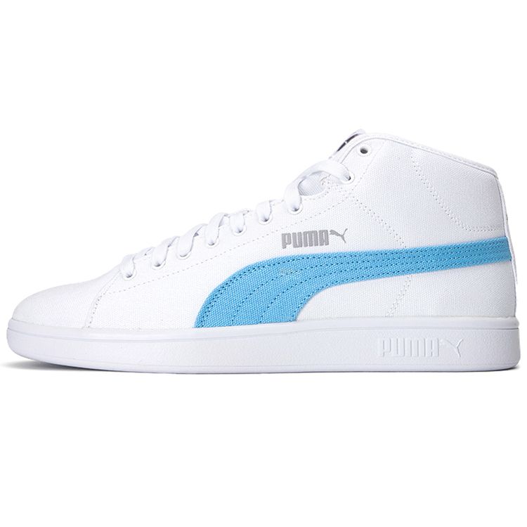 Puma Smash V2 Mid Cv Fabric Casual Sneakers Unisex Sneakers White 389285-01