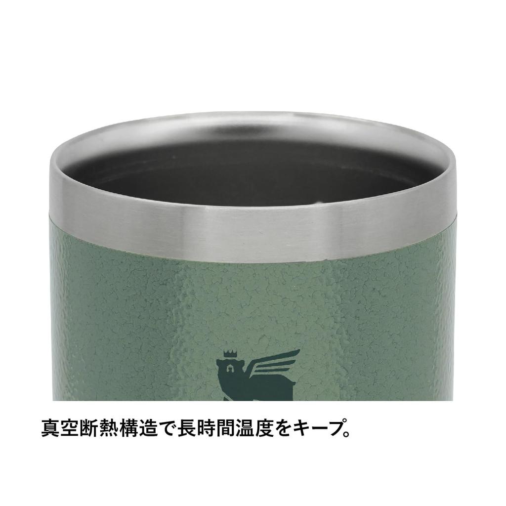 STANLEY Стакан-холодильник Everyday Can Cooler Cup 0,29 л, зеленый, с трубочкой, с вакуумной изоляцией, емкостью 350 мл, нержавеющая сталь, сохраняет банки теплыми и прохладными (Настоящая Япония)