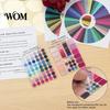 Color Analysis Template Cards 2Pcs Summer Set, Portable Seasonal Palette Matching Card Card, Acrylic Personal Guide for Outfits & Makeup