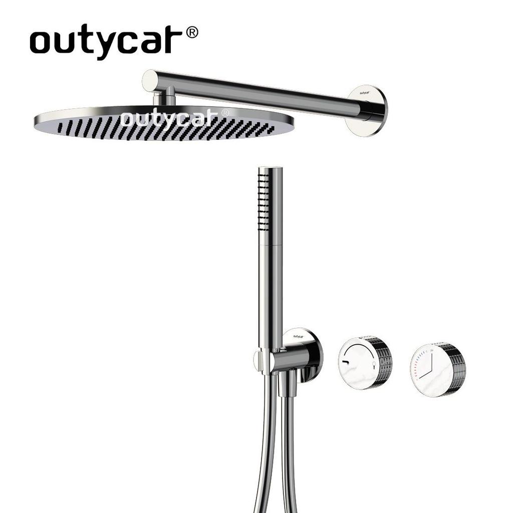 Настенный двухфункциональный медный душевой комплект для дома