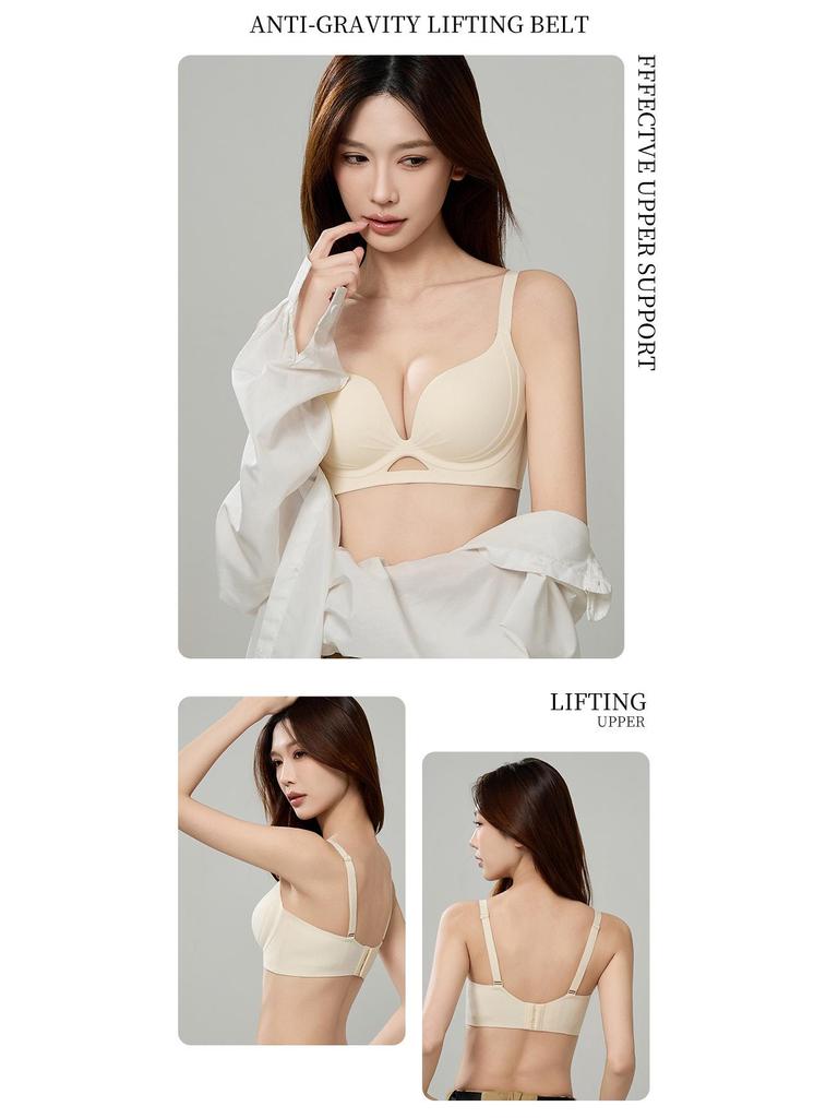 Douyin Seamless Wireless Lift Bra for Women's Smaller Chest