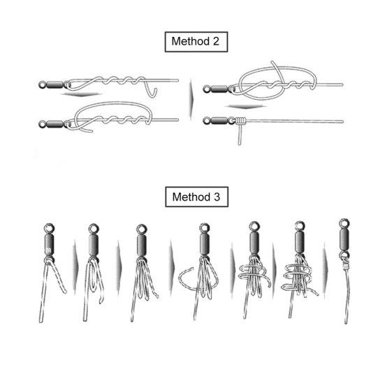 20/30/50Pcs Fishing Swivels Ball Bearing Swivel Rings Connector Rolling Hook