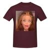 Unisex Fun Disgusting Doll Face Meme T Shirt Streetwear Oversized Oneck Cotton Sleeve Custom Unisex Clothing