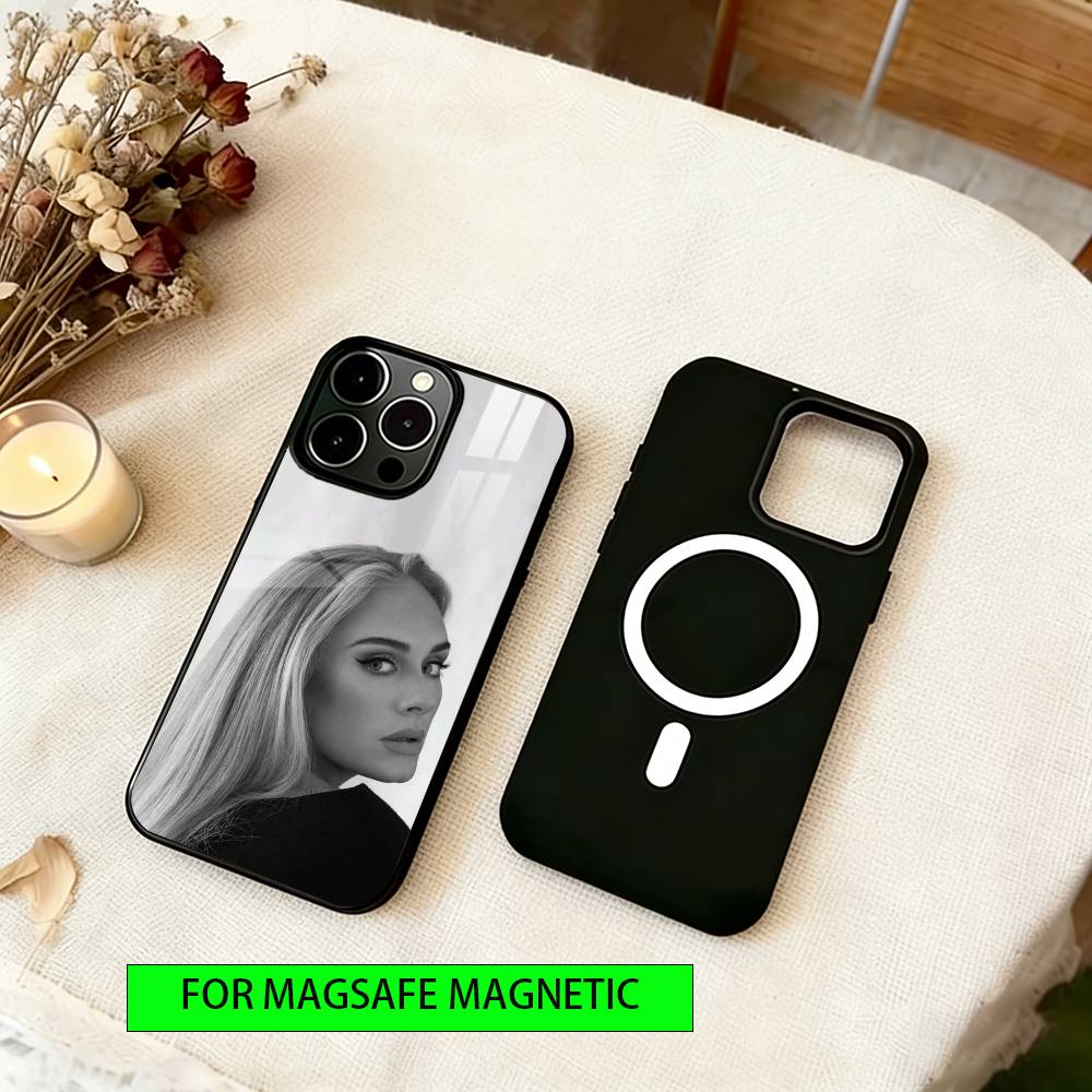 Adele Adkins singer Phone Case For iPhone17,16,15,14,13,12,11 Plus,Pro Magnetic with Magsafe Wireless Charging