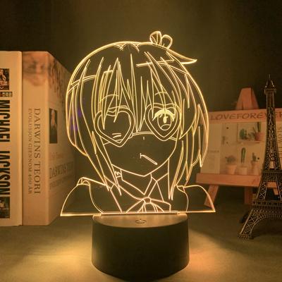 Love Chunibyo Другие заблуждения Аниме Светодиодный ночник Rikka Takanashi Изменение цвета Сенсорный пульт дистанционного прикроватного светильника