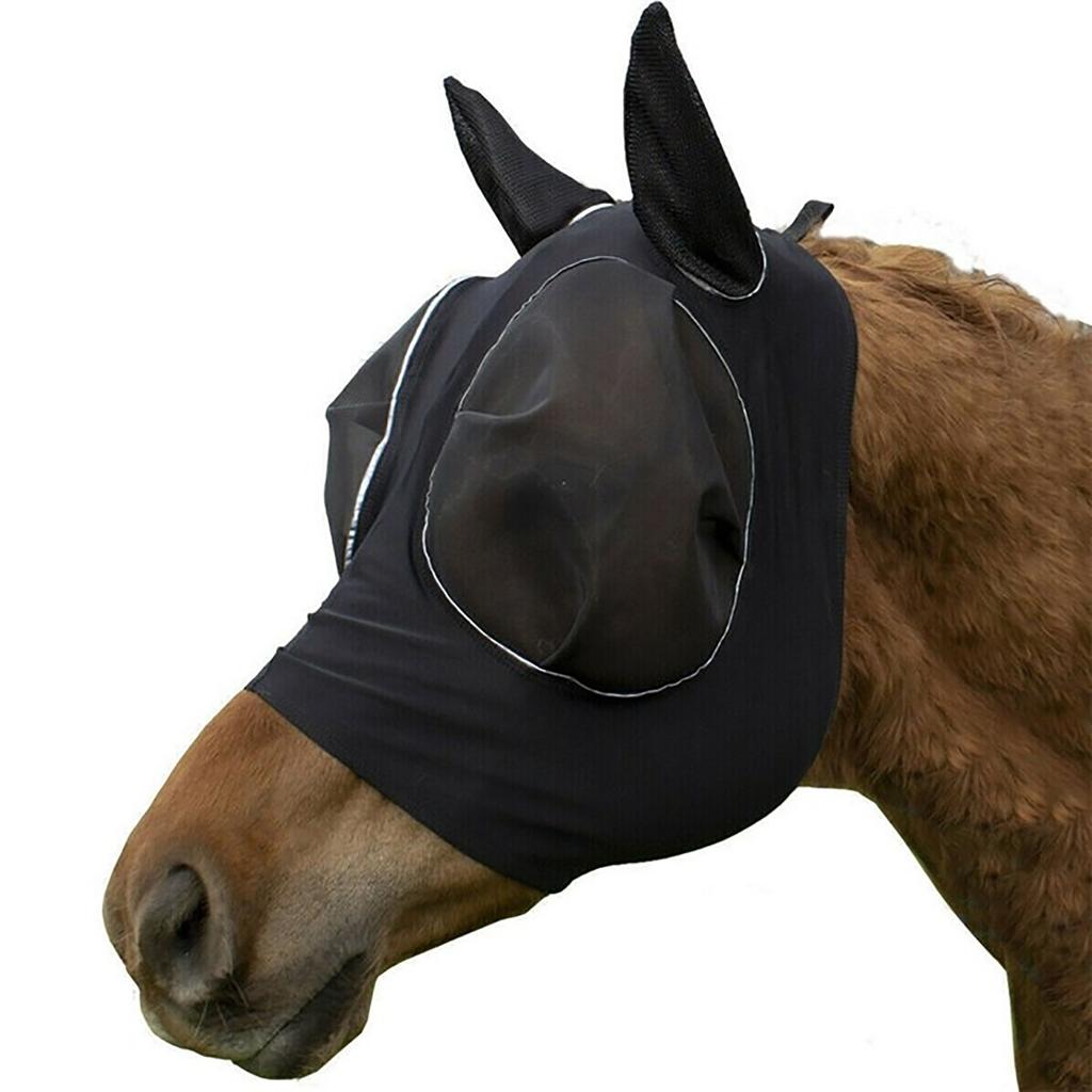 Horse Mask, Horse Face Mosquito Hood, Mosquito And Fly Mask, Equestrian Mask