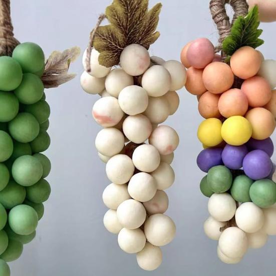 Мыло ручной работы «Виноградная гроздь» 250 г Ароматное мыло холодного приготовления для лица и тела Реалистичное увлажняющее мыло Подарок для всех типов кожи