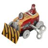 Vintage Small Pushdozer Wind Up Toy Retro Tin Toy Nostalgic Creative Props Collectible Kids Gift Home Decoration