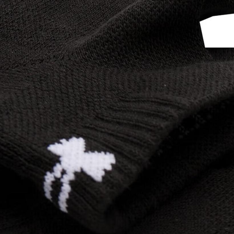Under Armour Дышащие Повседневные Тренировочные Носки для Бега 3 Пары Унисекс носки Черные 1386312-001