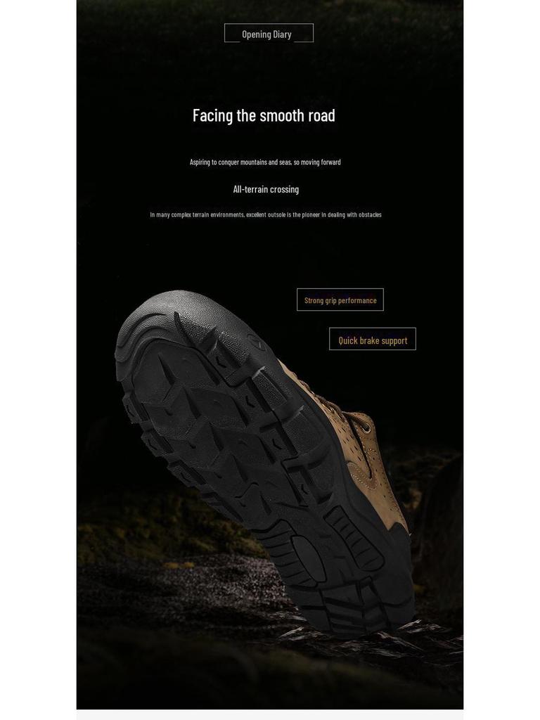 Мужские повседневные нескользящие походные ботинки для активного отдыха 2024 года, мягкая подошва, большой размер 46