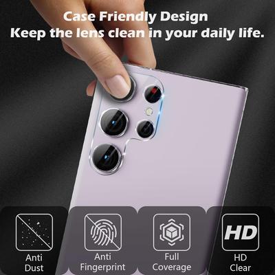 Для Samsung Galaxy S23 Ultra Цельная Защитная Пленка для Объектива Телефона Прозрачное Закаленное Стекло Защита Объектива