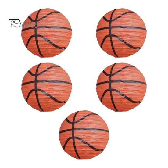 5 шт./компл., шикарные круглые, хорошее качество изготовления, баскетбольные фонарики, украшения, поддельные футбольные фонарики, подвески, домашний декор, вещи