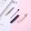 DIY Neutral Gel Pens Metal Signature Pen Gold Powder Empty Tube Ball Point Pen  Stationery