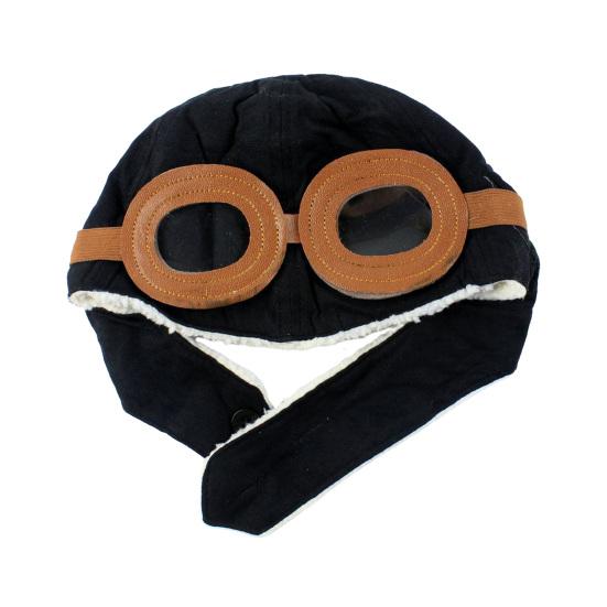 Уютная детская шапка-пилот. Теплая бархатная шапка с мультяшным дизайном, мягкий хлопок, классическая, удобная в ношении, универсальная шапка-пилот.