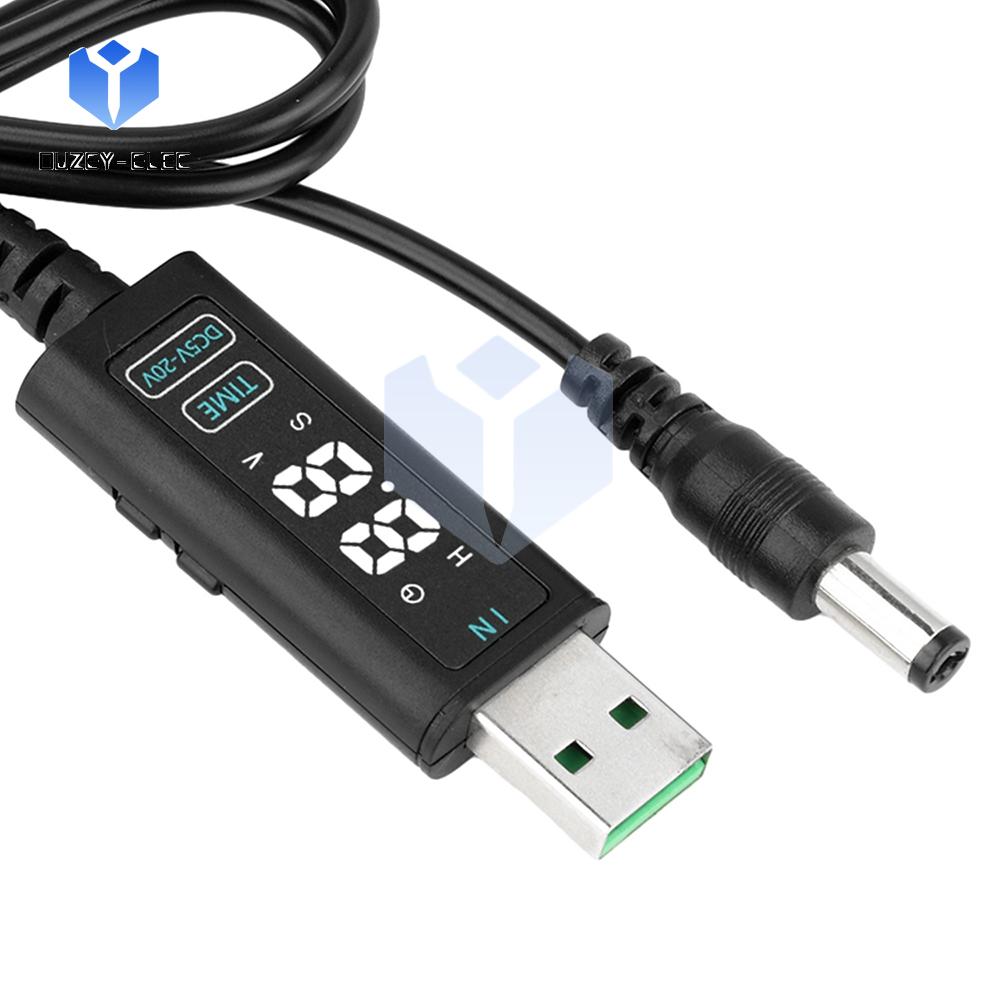 USB/Type C To DC 2.5mm Fast Charging Cable Boost Fast Charging Module Adjustable Voltage Boost Fast Charger USB Adapter