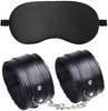 Sexyhot Adult SM SM Eye Mask Made of PU Restraints, Toys, Handcuffs, Cuffs, Soft, SM, Soft, Painless, Handcuffs, Play, Cosplay, Restraints, Beginners,