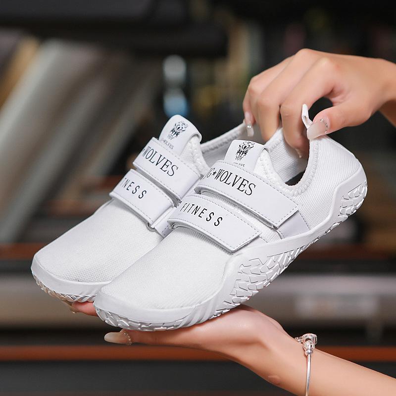 Нескользящая обувь для фитнеса и йоги босиком для тихой аэробики, кросс-тренинга, приседаний и становой тяги