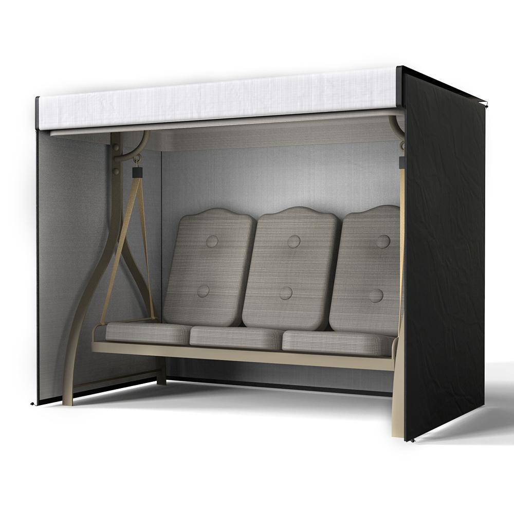 Чехол для гамака для качелей, чехол для садовых качелей, 3-местный, защита для сада и патио, солнцезащитный козырек, водонепроницаемый чехол для стула, горячая дропшиппинговая поставка