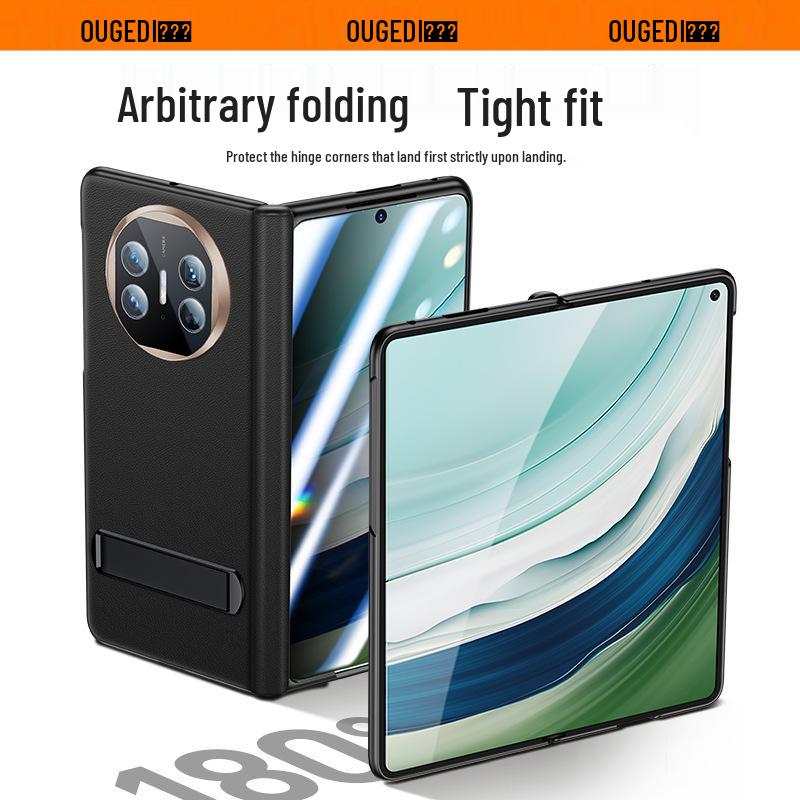 Чехол-книжка из натуральной кожи для Huawei Mate X5 - Коллекционное издание