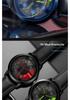 Sanda Стильные Мужские 3D Полые Колесо Автомобиля Кожаный Ремешок Кварцевые Часы