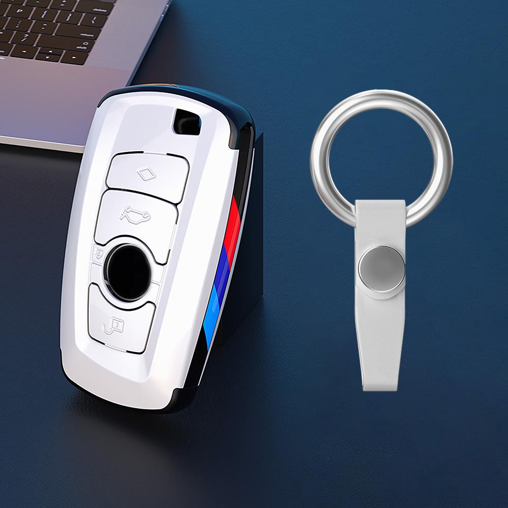 Carbon Fibre ABS Car Smart Remote Key Case Cover Shell 3 Buttons For BMW F30 F20 M3 M5 F10 F18 F22 F01 X3 X4 F06 F02 Accessories NI6