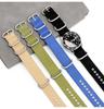 Vintage Military Green Nylon Watch Strap, 18/20/22/24mm