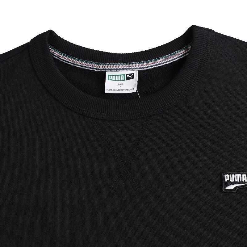 PUMA Downtown Crew Sweatshirt For Black Men's 597333-01