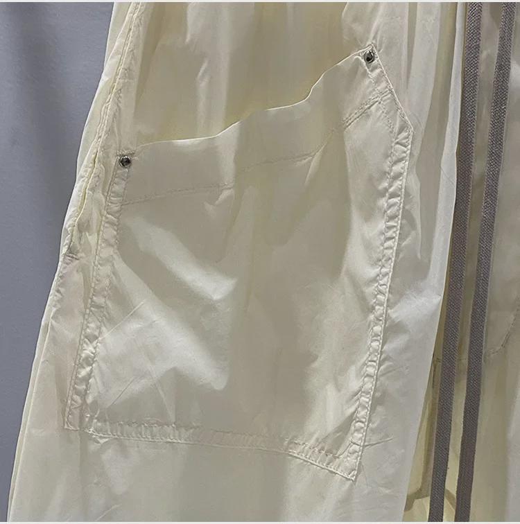 SUBHUMAN Унисекс Нейлоновые шаровары | Легкая, удобная, свободная укороченная летняя одежда