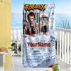 Roblox Customizable Name Beach Towel Soft Durable Quick-Dry Portable for SwimmingBeachCamping Travel Beach AccessoriesGym