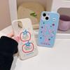 Graffiti Coconut Tree Tomato Apple 16 15promax Mobile Case Applicable To IPhone 14 Skin Scrub 13 17 Sets