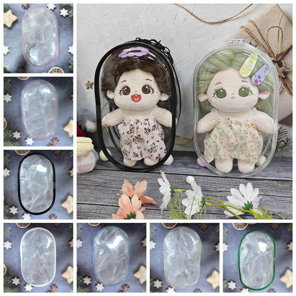 Transparent 20cm Doll Takeaway Bag Dustproof Cotton Doll Transparent Bag  Bag Organization