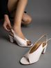Женские сандалии Shoetopia на блочном каблуке Традиционный дизайн с современным комфортом