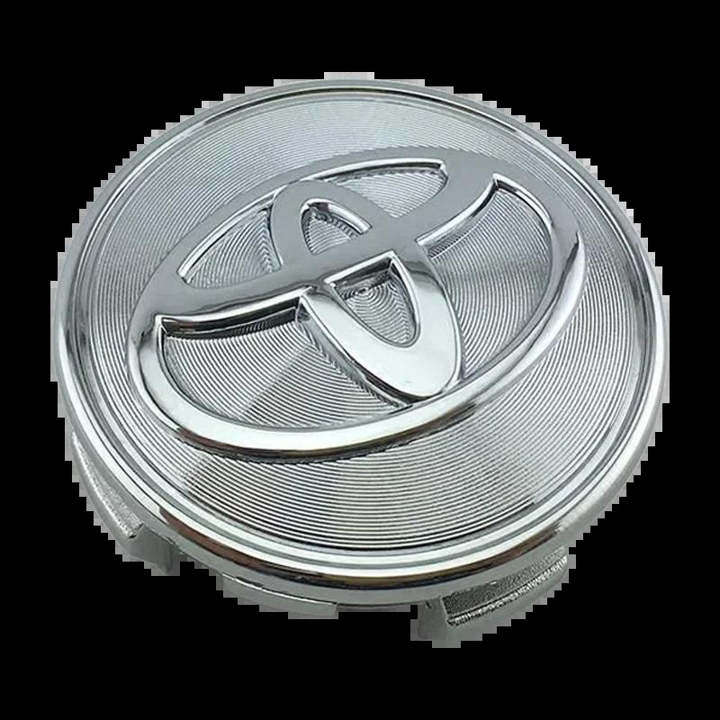 TRR34pcs 57/62mm For Toyota Car Tyre Wheel Center Hub Cap Badge C-hr Prado Yaris Rav4 Hilux Avensis Prius Corolla Camry crown