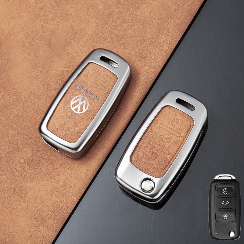 Для VOLKSWAGEN VW Чехол-оболочка для корпуса брелока автомобиля из цинкового сплава Для Volkswagen VW Polo Golf Passat Tiguan Beetle Caddy T5 Up Eos Ke