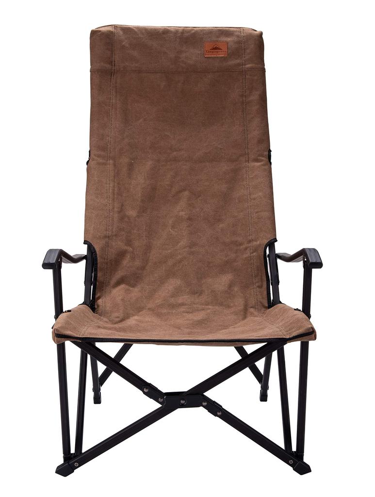 Camping Moon Relax Low Chair Low Style Chair Canvas Fabric Long Size Coyote L F-1002C-CF