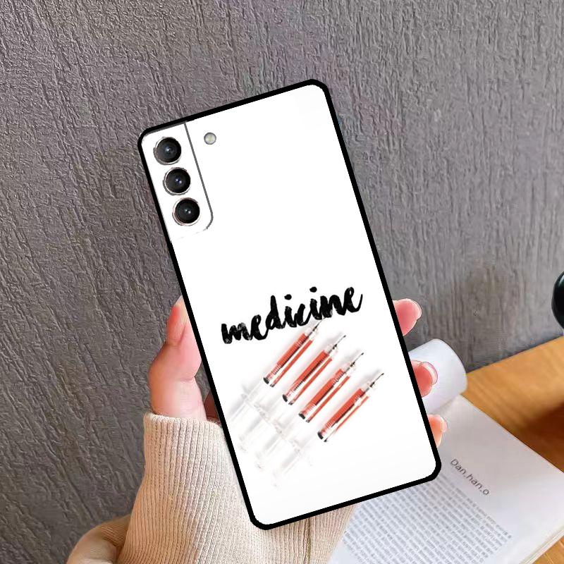 Чехол для телефона Медицинский работник Медсестра Студент-медик Для Samsung Galaxy S25 S26 Ultra S20 S21 S22 S23 S24 Plus S10 S25 FE Задняя крышка