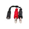 Hosa Y Cable Stereo Mini Female To Mono Phone Male X 2 YMP-434
