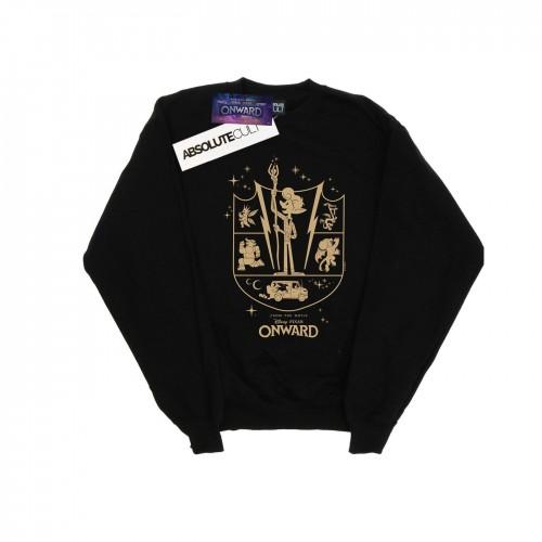 Disney Mens Onward Quest Crest Sweatshirt