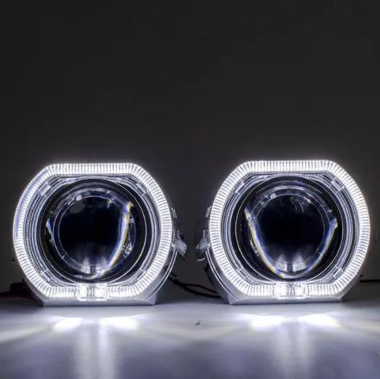 Автомобильная 2,5-дюймовая бифокальная линза 'Ангельский глаз' H1HID Ксеноновая фара Фара Фара Автомобильные лампы Продукты Универсальный